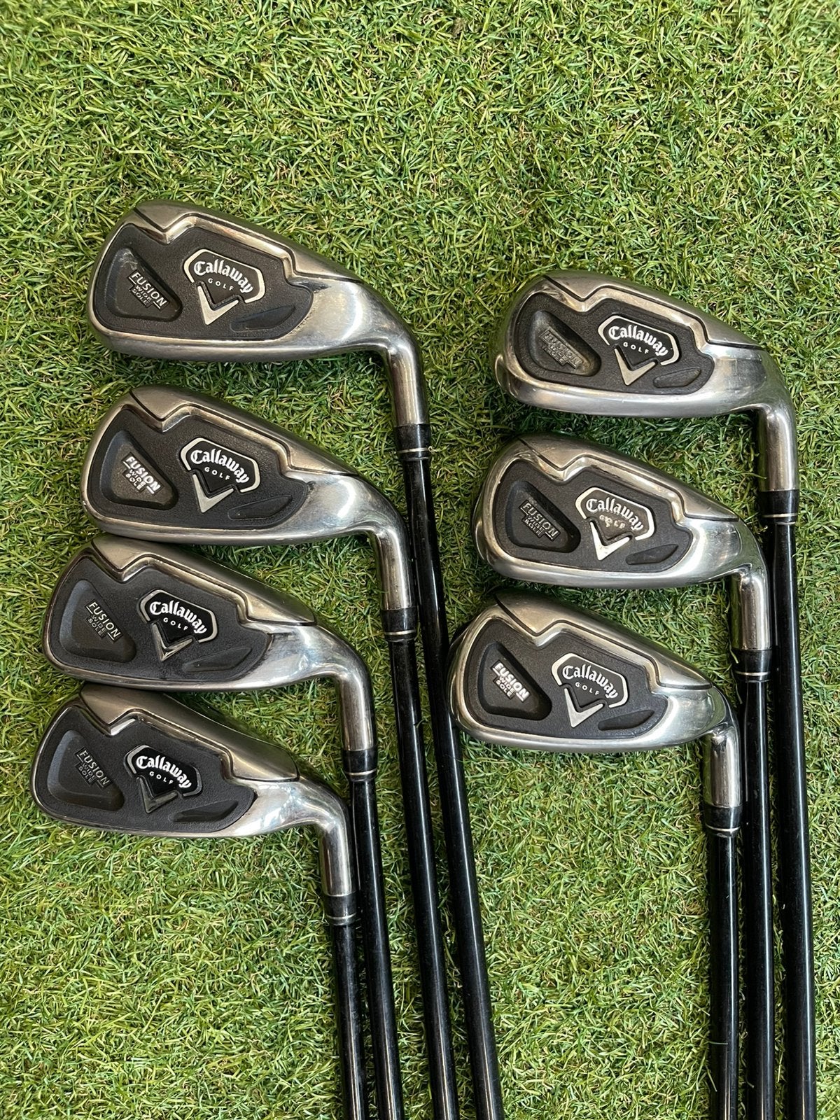 Callaway Fusion wide sole ijzerset 4 t/m pw (regular), Set, Gebruikt, -, Ophalen of Verzenden