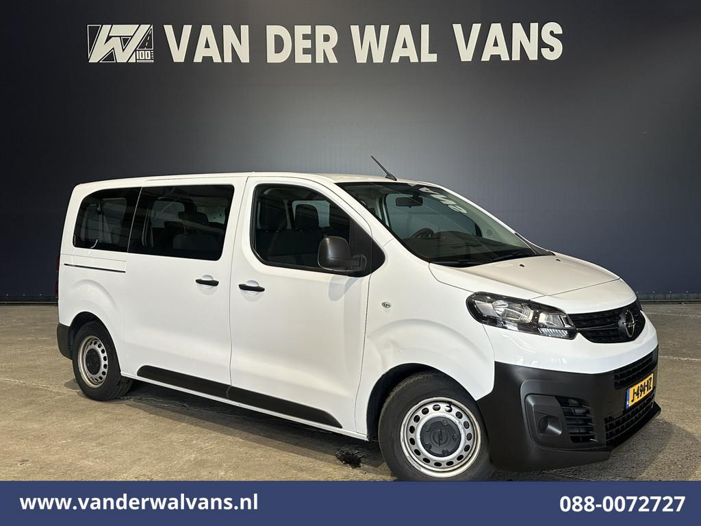 Opel Vivaro Combi 1.5 CDTI 120pk L2H1 Personenbus 9-Zits Eur, Auto's, Voorwielaandrijving, Stof, Parkeersensor, Wit