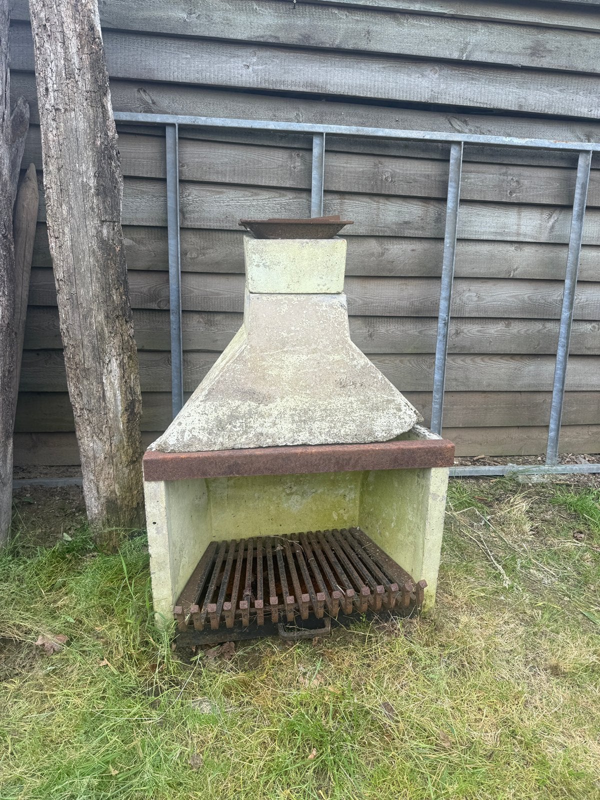 Terrashaard buitenhaard kachel openhaard, Ophalen, Gebruikt