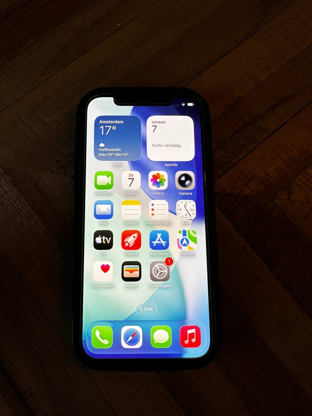 Iphone 12 Zwart 128GB Goedwerkend!, Telecommunicatie, Ophalen, 128 GB, Zwart, Zo goed als nieuw