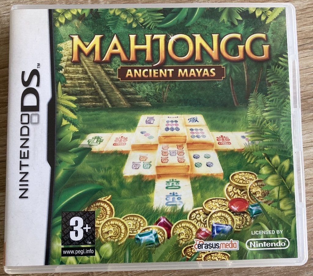 Mahjongg Ancient Mayas - Nintendo DS (incl. boekje), Spelcomputers en Games, Puzzel en Educatief, Gebruikt, 1 speler, Ophalen of Verzenden
