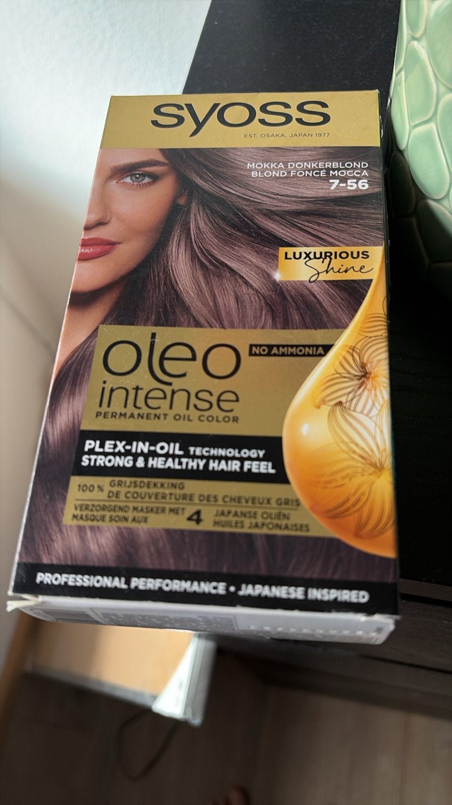 Syoss Oleo Intense Haarverf 7-56 Mokka Donkerblond, Ophalen of Verzenden, Nieuw, Overige typen