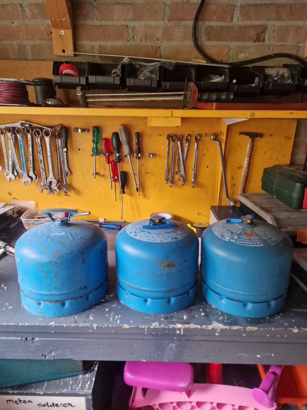 Campingaz gasfles 2 kg - Butaan/Propaan, Ophalen, Gebruikt