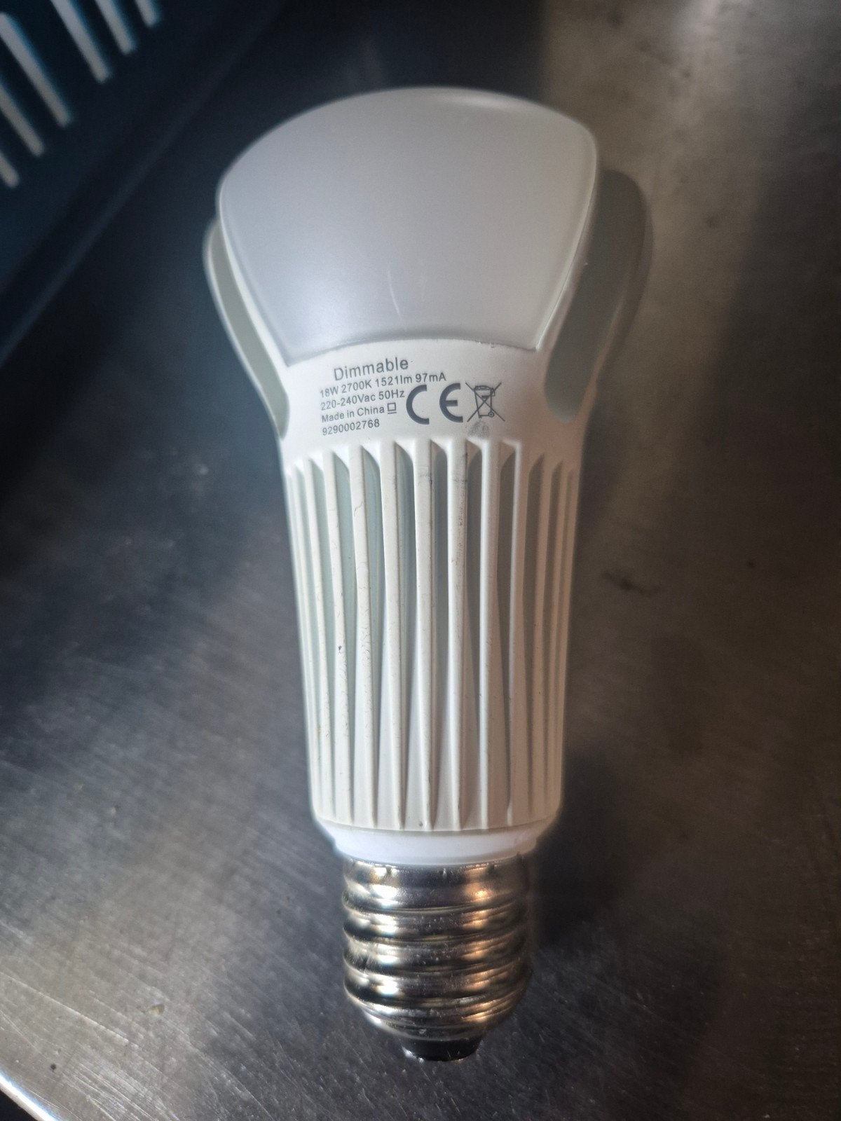 Philips LED lamp E27 dimbaar 18W (1521lm) 2700K, Led-lamp, 60 watt of meer, Dimbaar, Nieuw