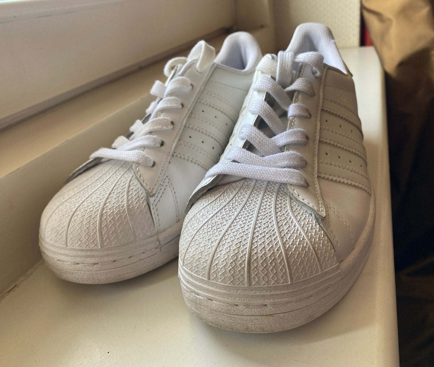 Adidas Superstar wit 38, Kleding | Dames, Ophalen, Wit, Sneakers of Gympen, Zo goed als nieuw