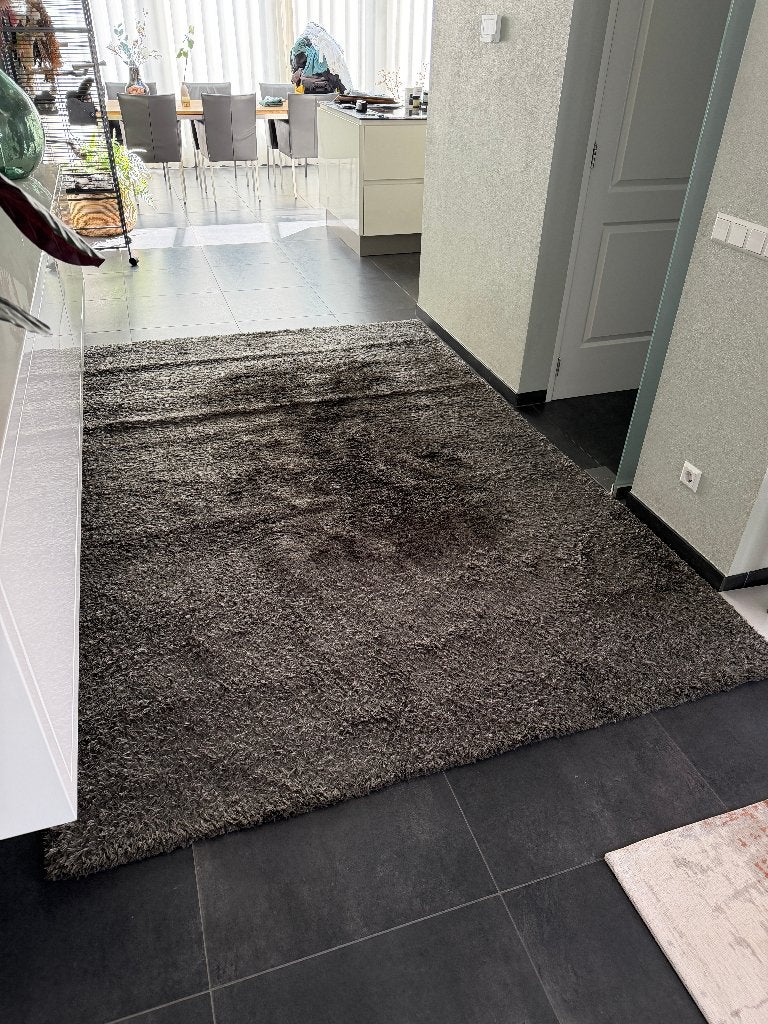 Vloerkleed grijs, Huis en Inrichting, Ophalen, 200 cm of meer, Zo goed als nieuw, 200 cm of meer