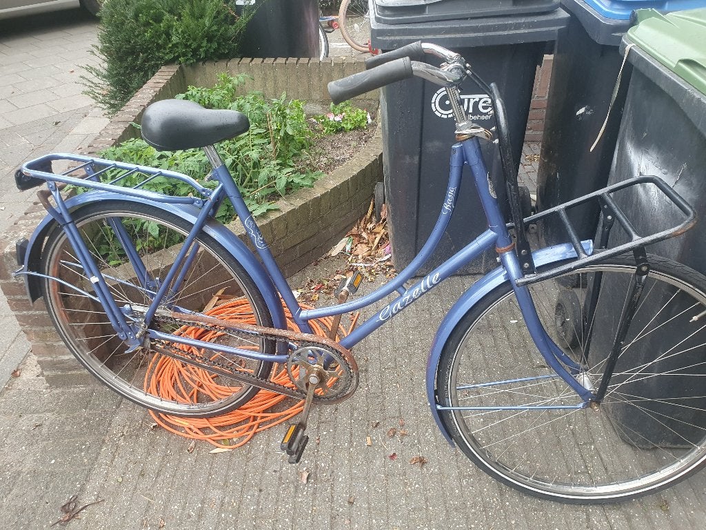 Omafiets 28 inch gazelle, Ophalen, Terugtraprem, Gazelle, 53 tot 56 cm