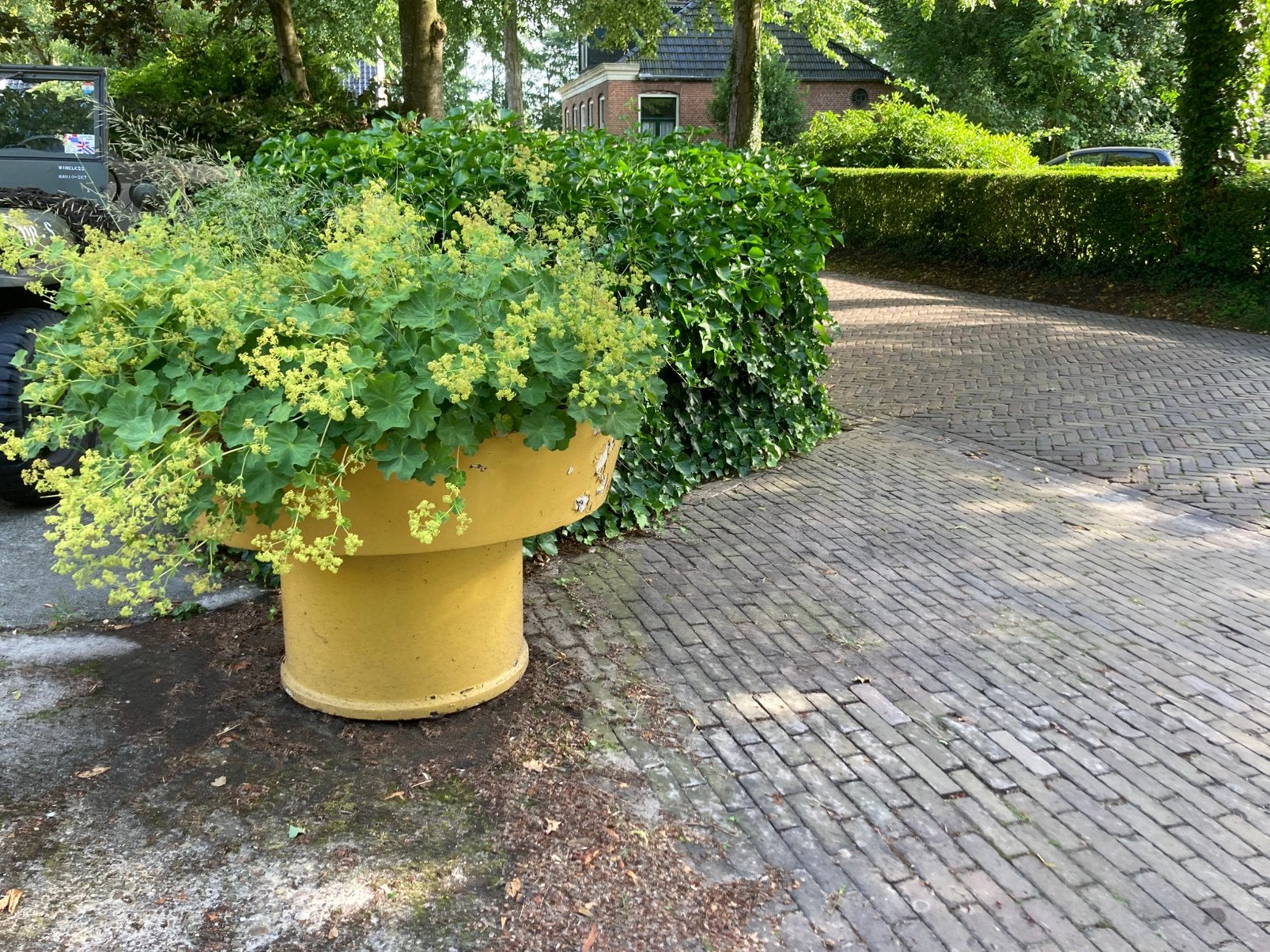 Grote planten bakken (2 stuks !’ )  gratis af te halen !!’, Tuin en Terras, Bloembakken en Plantenbakken, Ophalen, Steen, Gebruikt