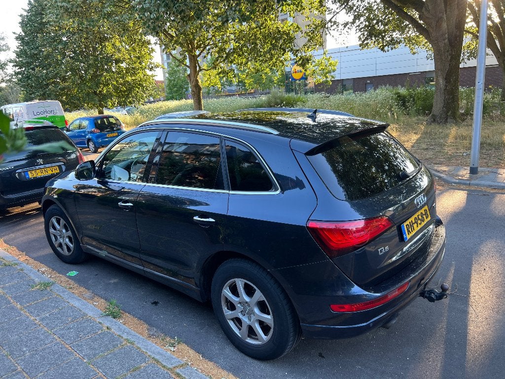 Audi Q5 2.0 TDI 140KW S-tronic 2016, Auto's, Zwart, Q5, Blauw, Leder