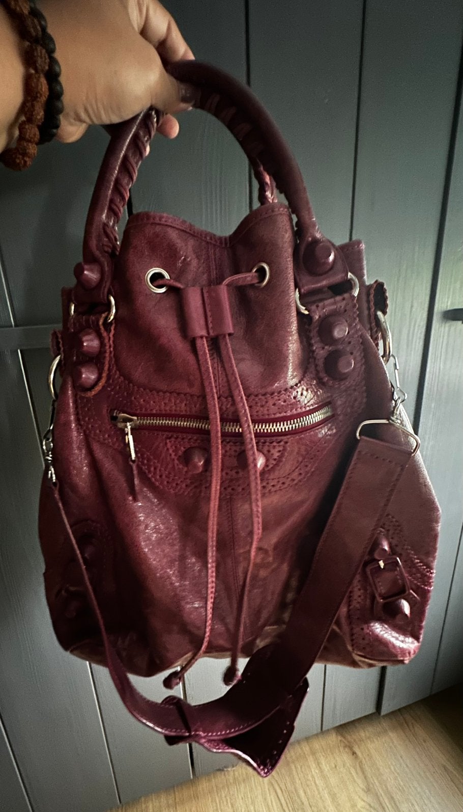 Balenciaga Pompon Large, Ophalen of Verzenden, Zo goed als nieuw, Overige kleuren, Schoudertasje