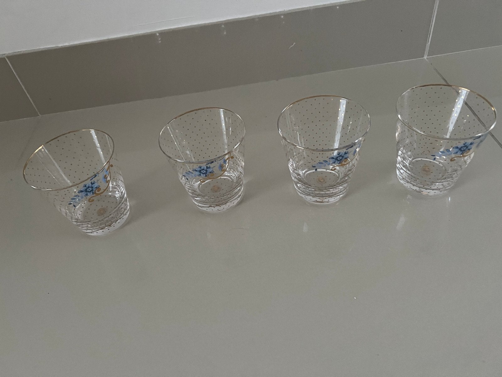 Pip Studio waterglazen - Set van 4, Ophalen of Verzenden, Zo goed als nieuw, Meerkleurig, Overige merken