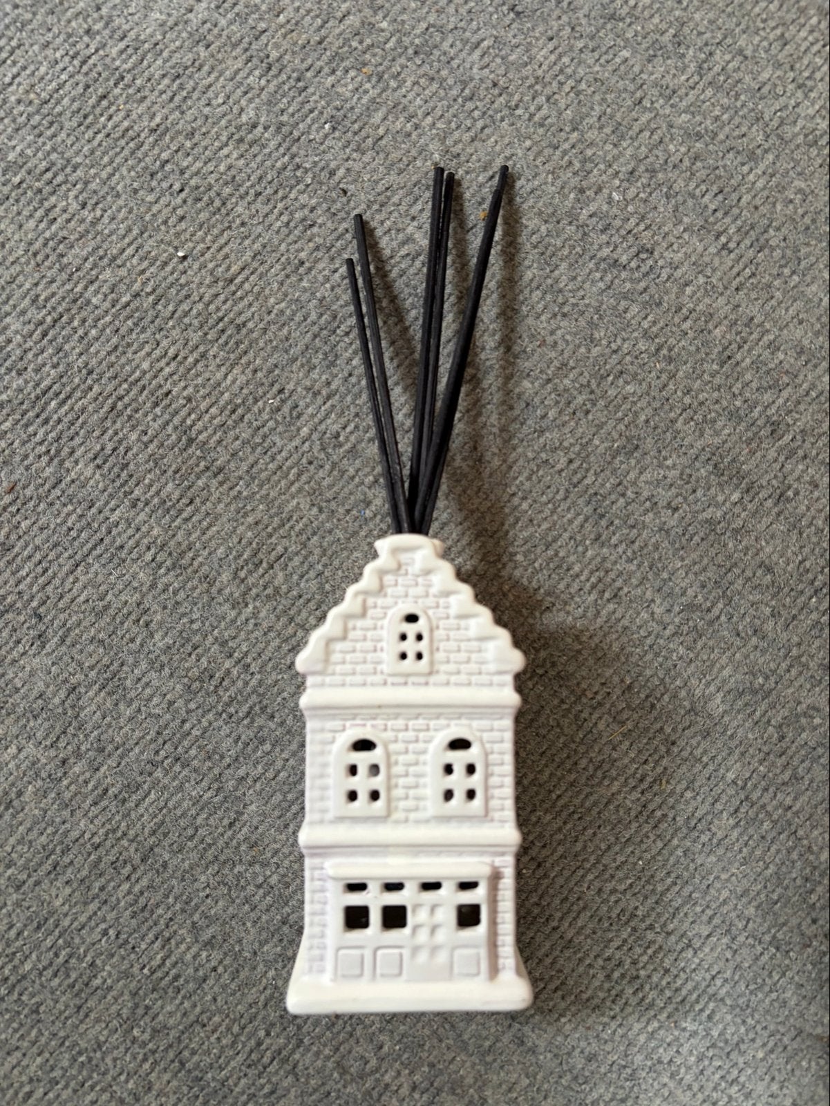 Witte huisjes diffuser - Geurverspreider, Ophalen of Verzenden, Wit, Steen/keramiek, Klassiek