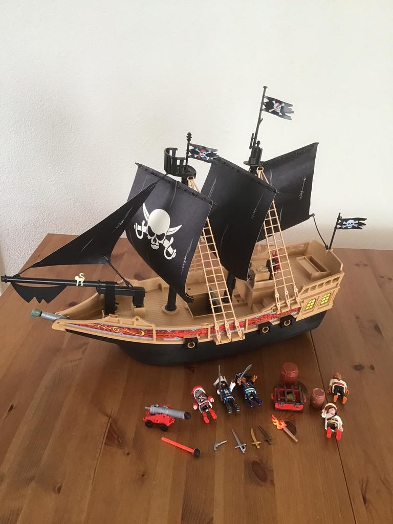 Playmobil Piraten groot aanvalsschip 6678, Kinderen en Baby's, Speelgoed | Playmobil, Ophalen of Verzenden, Zo goed als nieuw