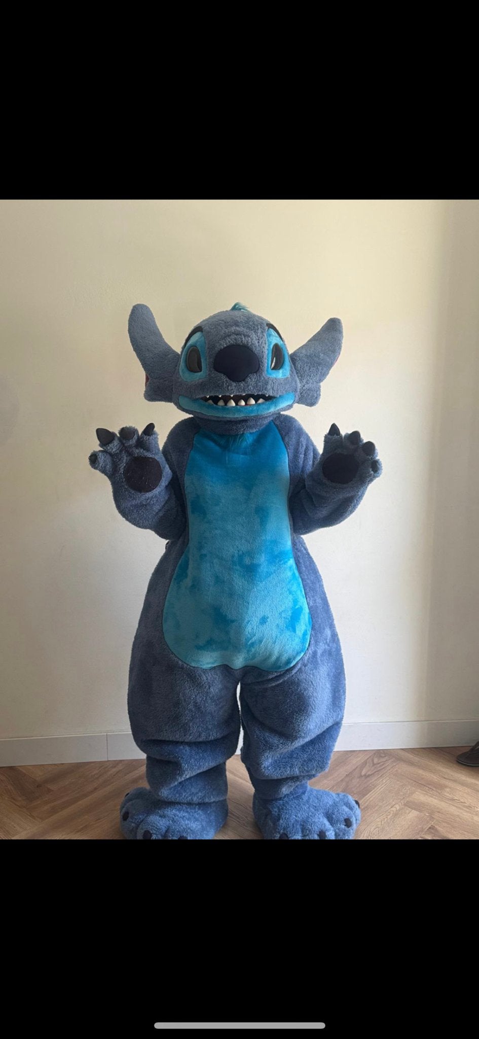 Stitch Mascotte, Ophalen, Zo goed als nieuw, Pak of Jurk