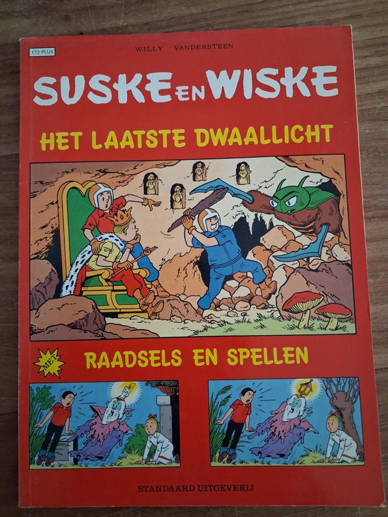 Suske en Wiske: 172 plus Dwaallicht en raadsels 1988, Eén stripboek, Ophalen of Verzenden, Gelezen