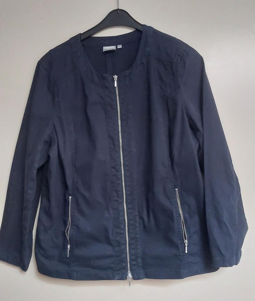 Jasje donkerblauw Signature Experience 2XL, Kleding | Dames, Grote Maten, Gedragen, Jasje of Colbert, Blauw, Ophalen of Verzenden