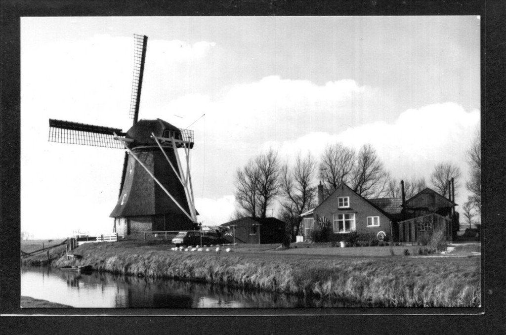 molen; Poldermolen De Grote Molen te Broeksterwoude., Verzenden, 1960 tot 1980, Ongelopen, Friesland