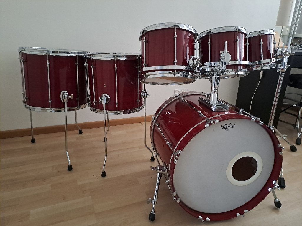 SaraDrums - 100% African Bubinga Custom Drumset, Muziek en Instrumenten, Ophalen, Gebruikt, Overige merken