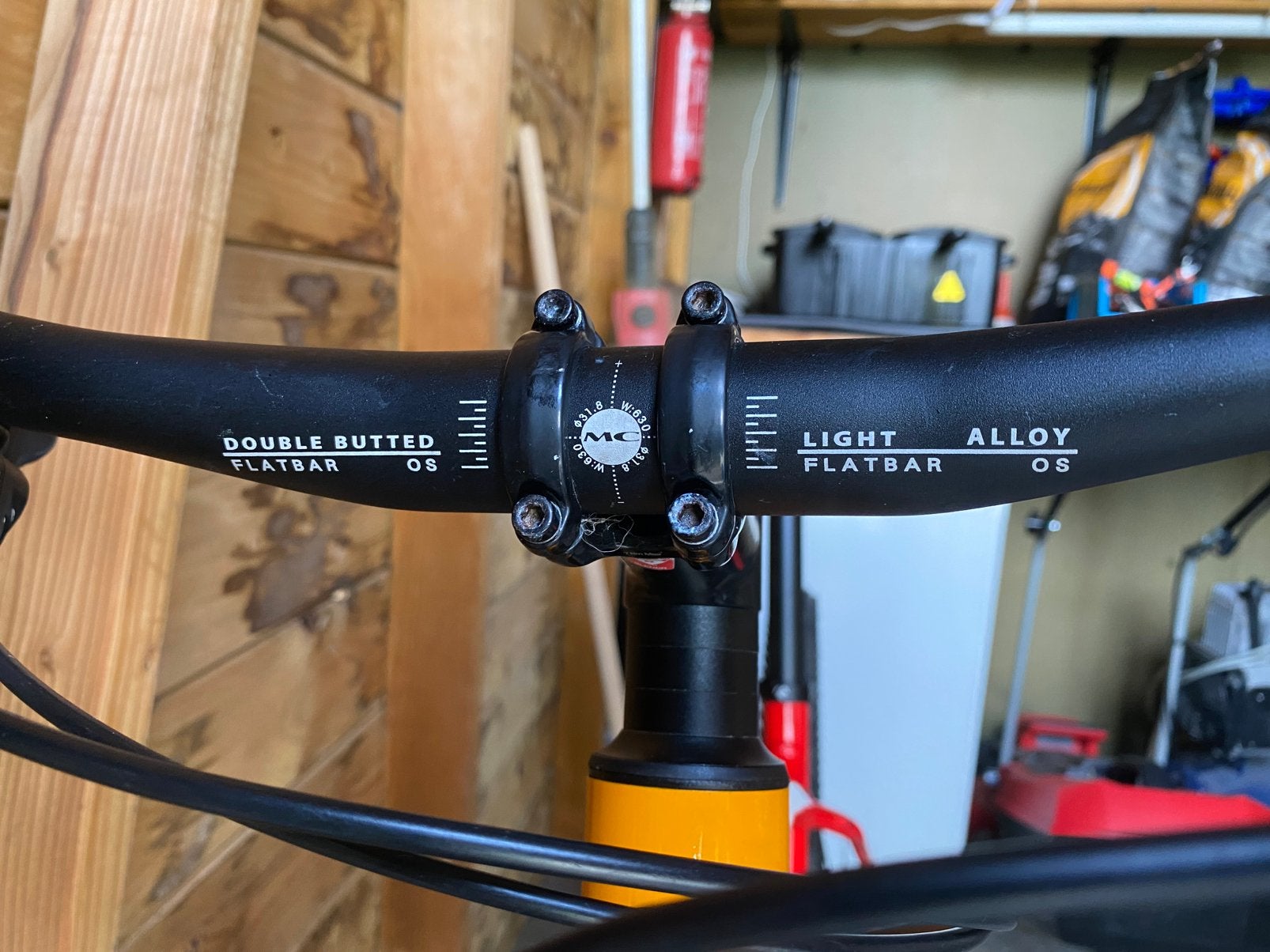 Mtb stuur double butted flatbar, Ophalen of Verzenden, Zo goed als nieuw, Overige merken