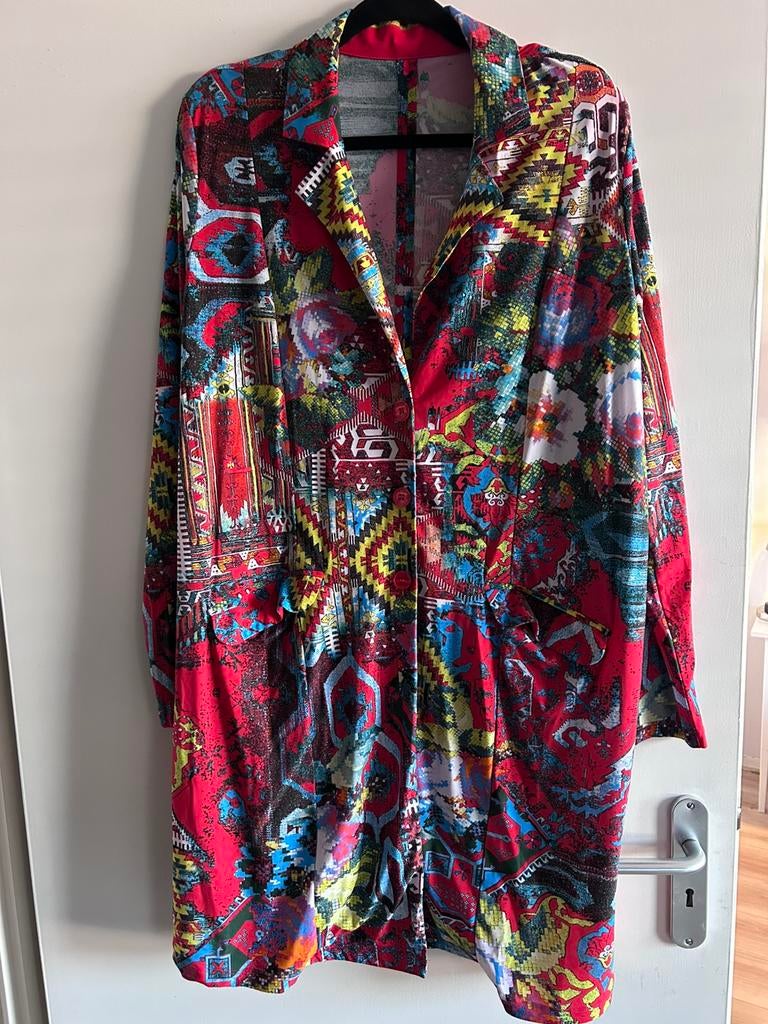 Plus Basics jacket long en pants wide maat 46 zgan, Kleding | Dames, Grote Maten, Zo goed als nieuw, Zwart, Ophalen of Verzenden