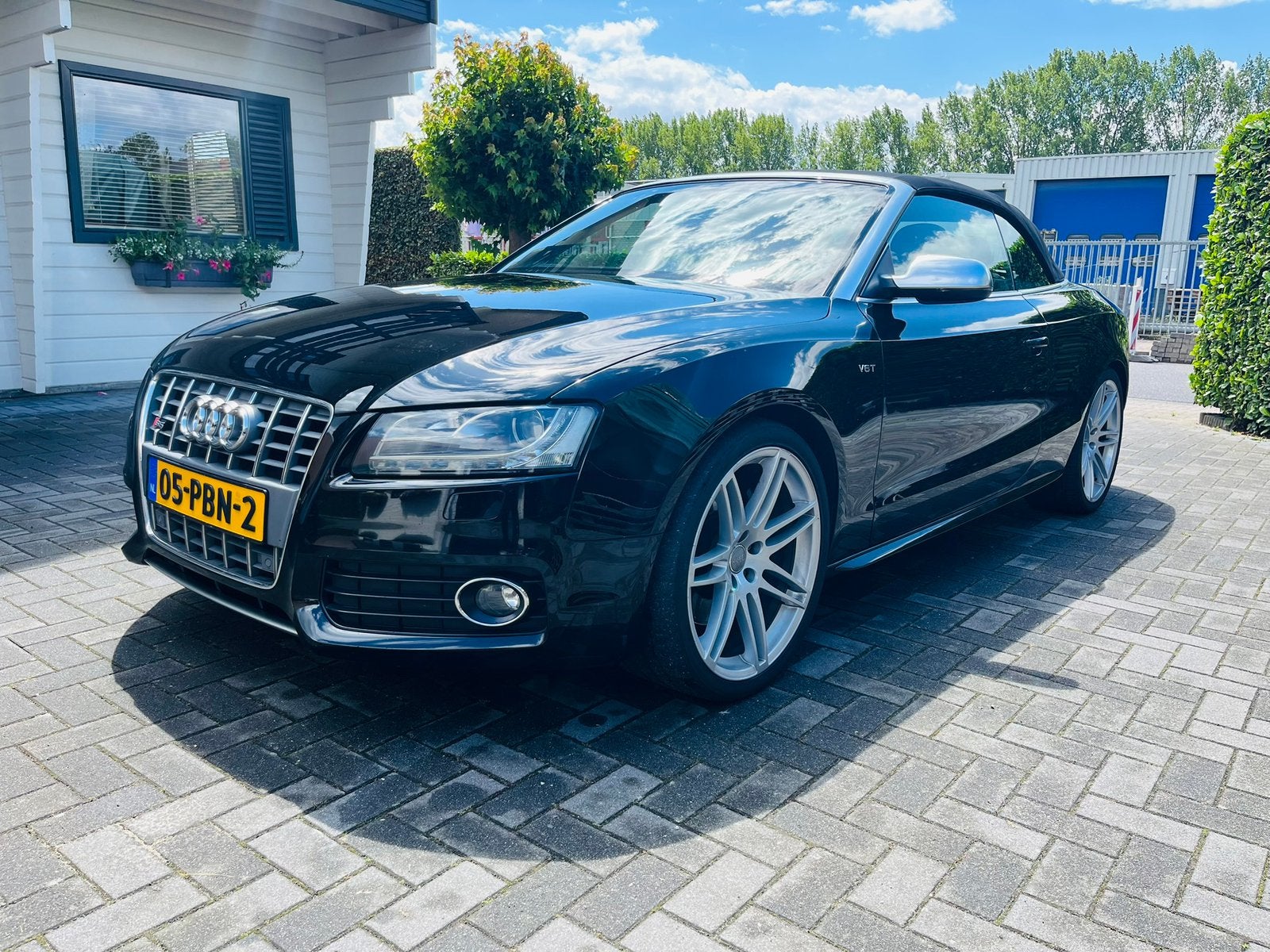 Audi S5 cabriolet, Auto's, Audi, Automaat, 435 pk, Cabriolet, Zwart