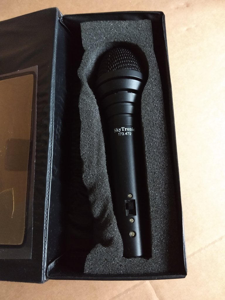 Vintage SkyTronic 173.479 professionele microfoon jaren '80, Ophalen of Verzenden