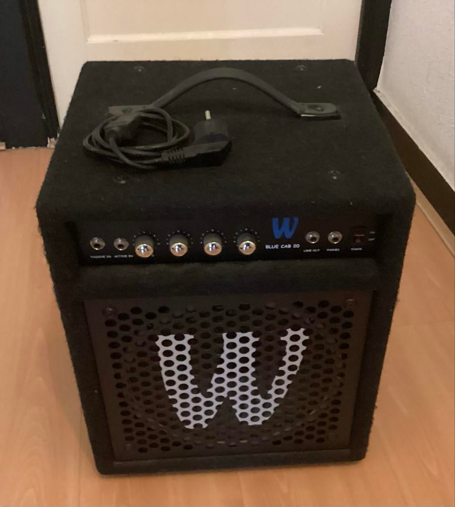Warwick Blue Cab 20 Gitaarversterker - Compact en Krachtig, Muziek en Instrumenten, Versterkers | Bas en Gitaar, Ophalen, Gebruikt