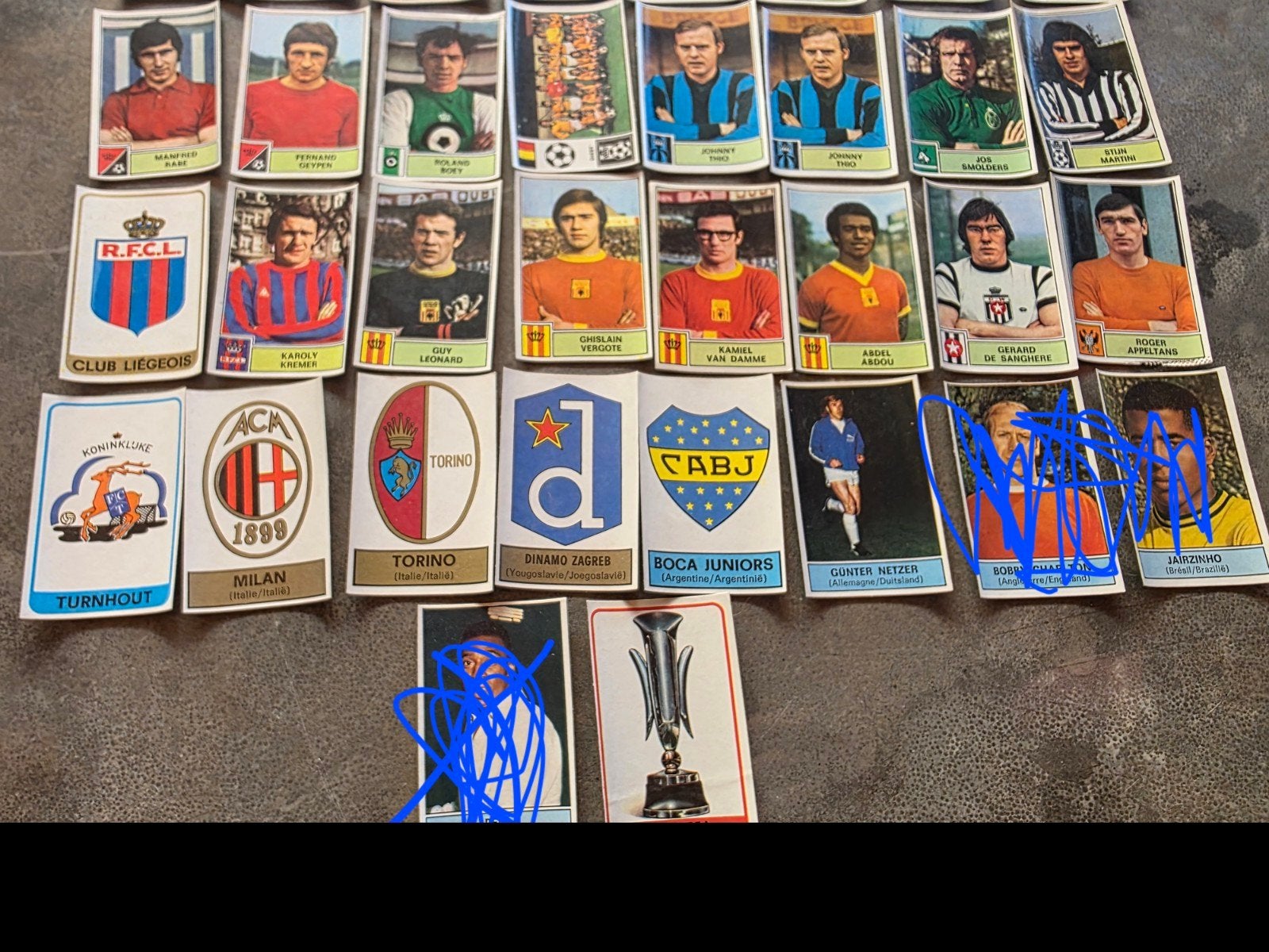 Voetbalplaatjes Panini 1972-1973 - Vintage Collectie, Verzamelen, Ophalen of Verzenden, Gebruikt, Overige binnenlandse clubs, Poster, Plaatje of Sticker