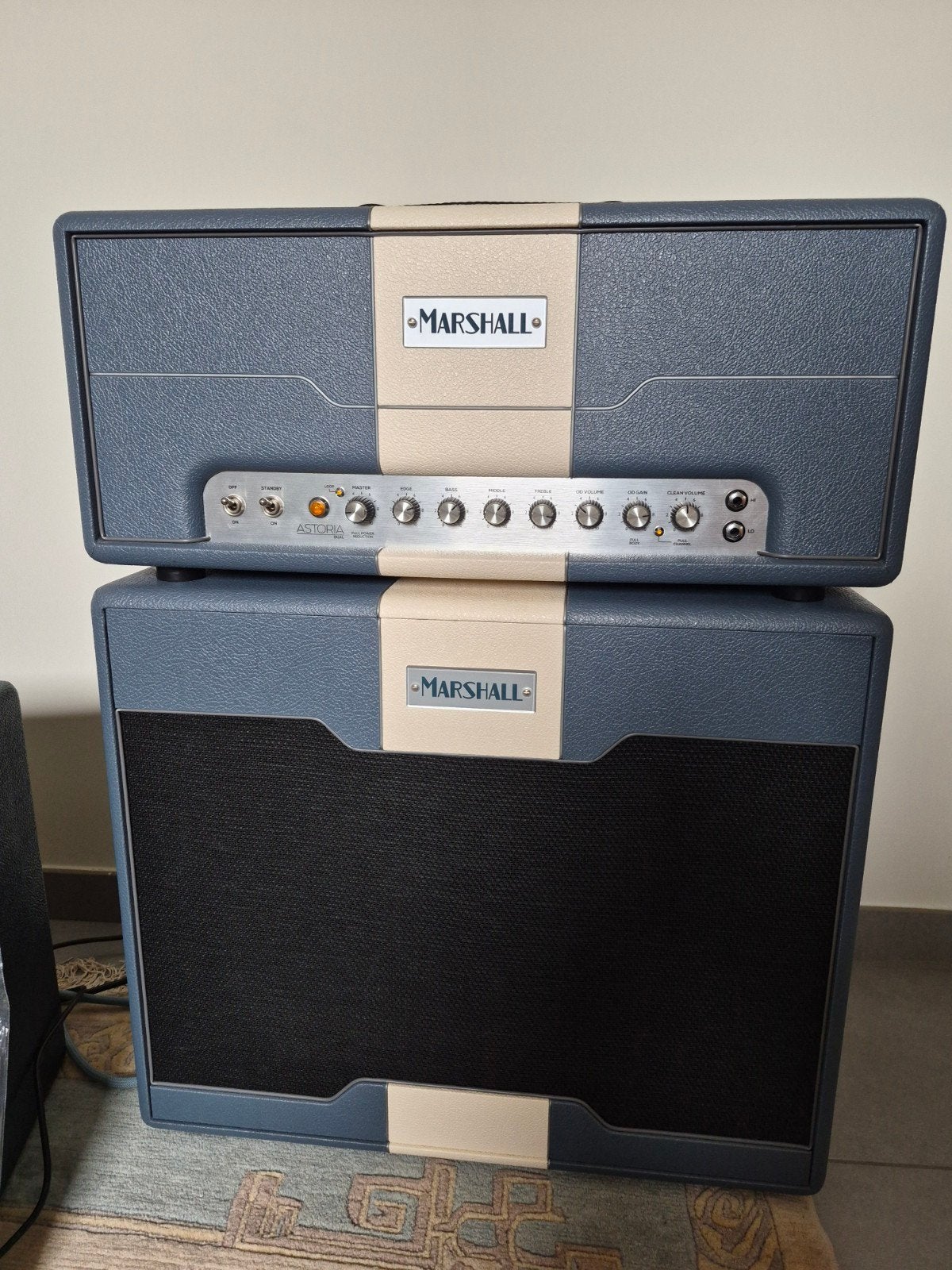 marshall astoria dual head and cab handwired, Ophalen, Zo goed als nieuw, Gitaar, Minder dan 50 watt