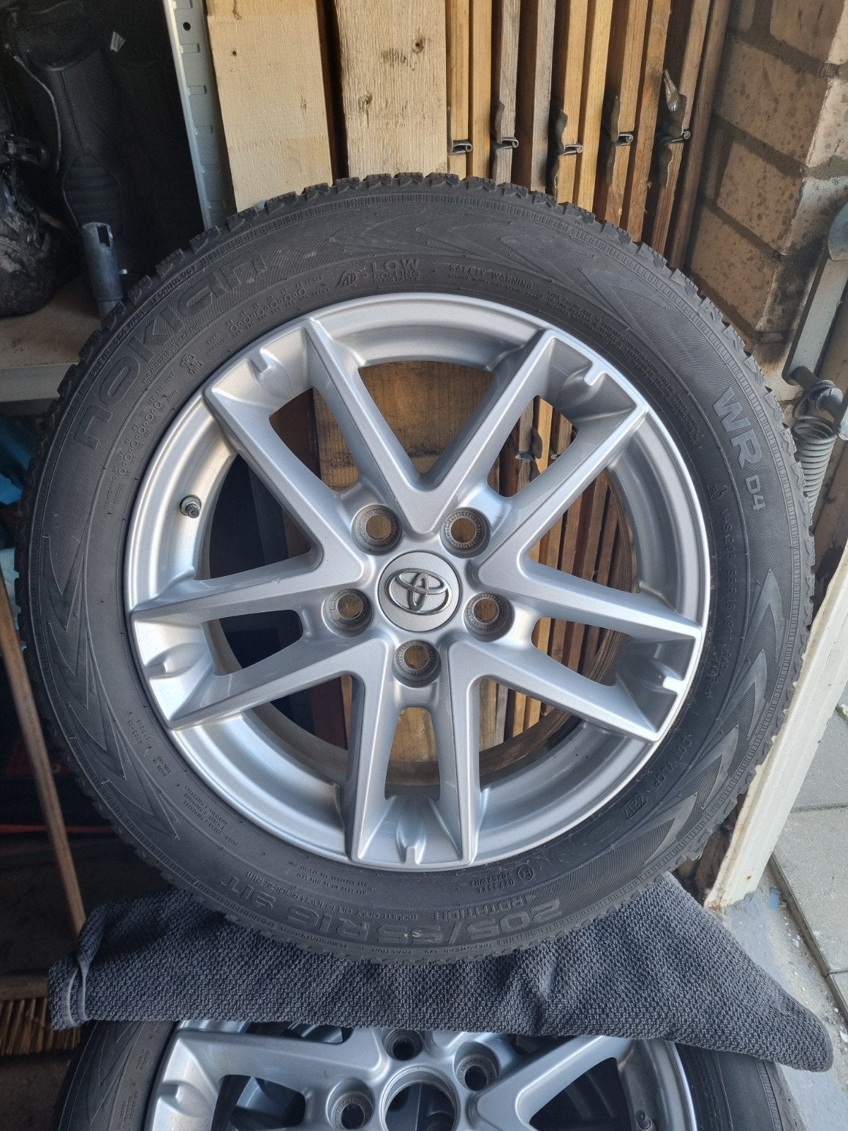 Toyota winterset 205-55/16 6,5J ET45, Auto-onderdelen, Banden en Velgen, Ophalen, Gebruikt, 16 inch, Banden en Velgen
