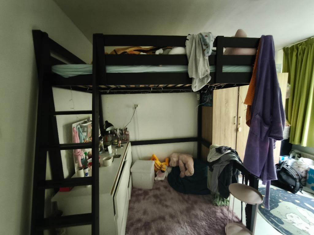 Stora Ikea hoogslaper, Huis en Inrichting, Ophalen, Hoogslaper, 140 cm, Zo goed als nieuw
