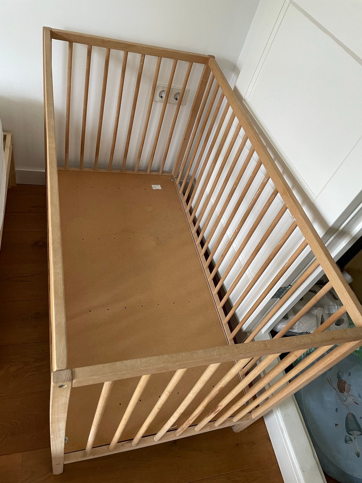 Babybedje Sniglar IKEA, Ophalen, Gebruikt, Lattenbodem, Minder dan 140 cm