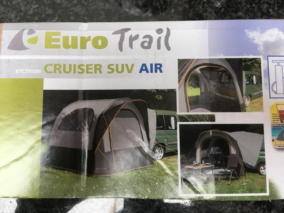 Euro Trail Cruiser SUV Air bustent - Zo goed als nieuw, Ophalen of Verzenden, Zo goed als nieuw, Tot en met 2