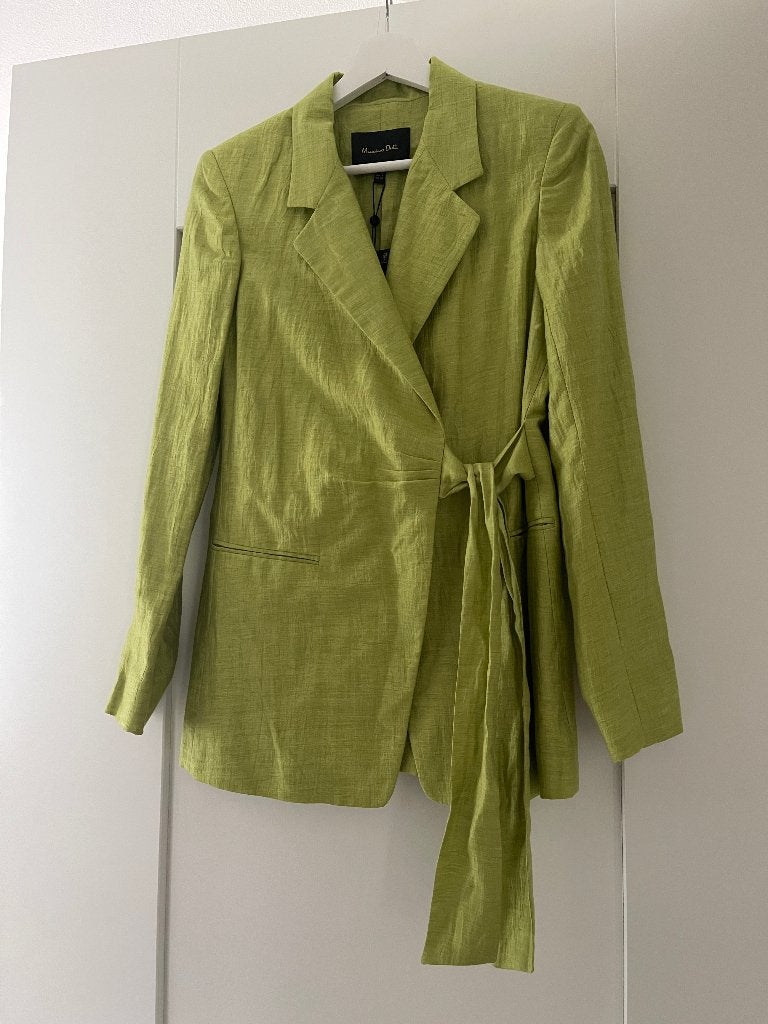 Massimo Dutti 100% linnnen colbert maat 36, nieuw!, Massimo Dutti, Verzenden, Nieuw, Jasje