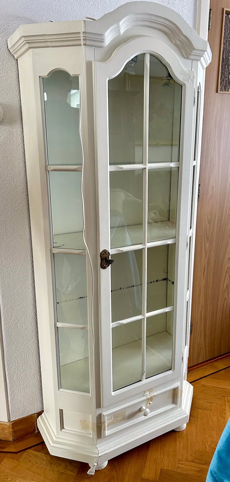 Vitrinekast, Huis en Inrichting, Ophalen, Gebruikt, 50 tot 100 cm, 150 tot 200 cm