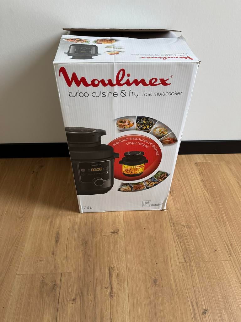 Moulinex Turbo Cuisine & Fry Multicooker 7.6L - Nieuw in doo, Ophalen of Verzenden, Zo goed als nieuw