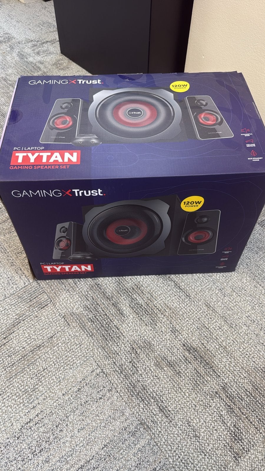 Trust Tytan 2.1 Gaming Luidsprekerset 120W, Computers en Software, Ophalen, Nieuw, Audiokanaal 2.1