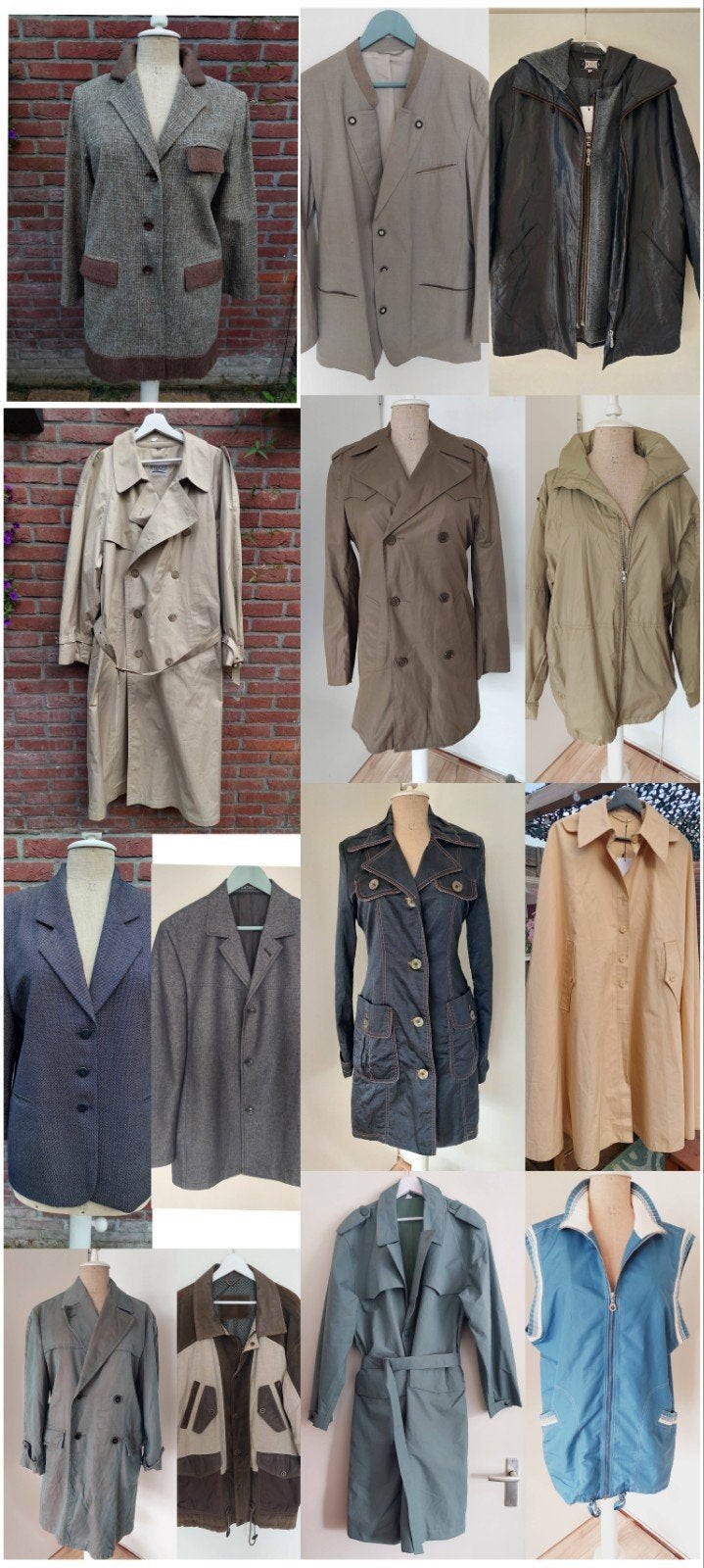 Grote partij kleding: 150 stuks dames & heren, incl. jassen