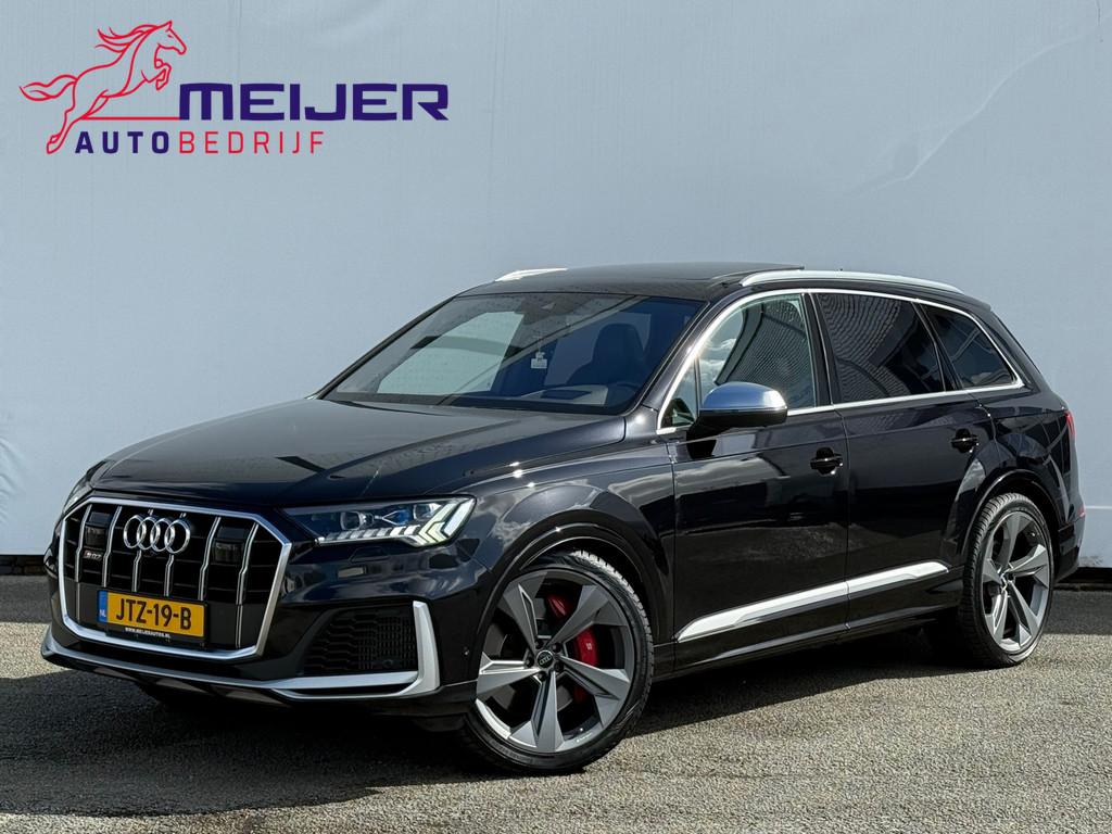 Audi Q7 4.0 TDI SQ7 quattro 7 persoons|4Wielsturing|LED|Nach, Auto's, Audi, 435 pk, Gebruikt, 7 stoelen, Zwart