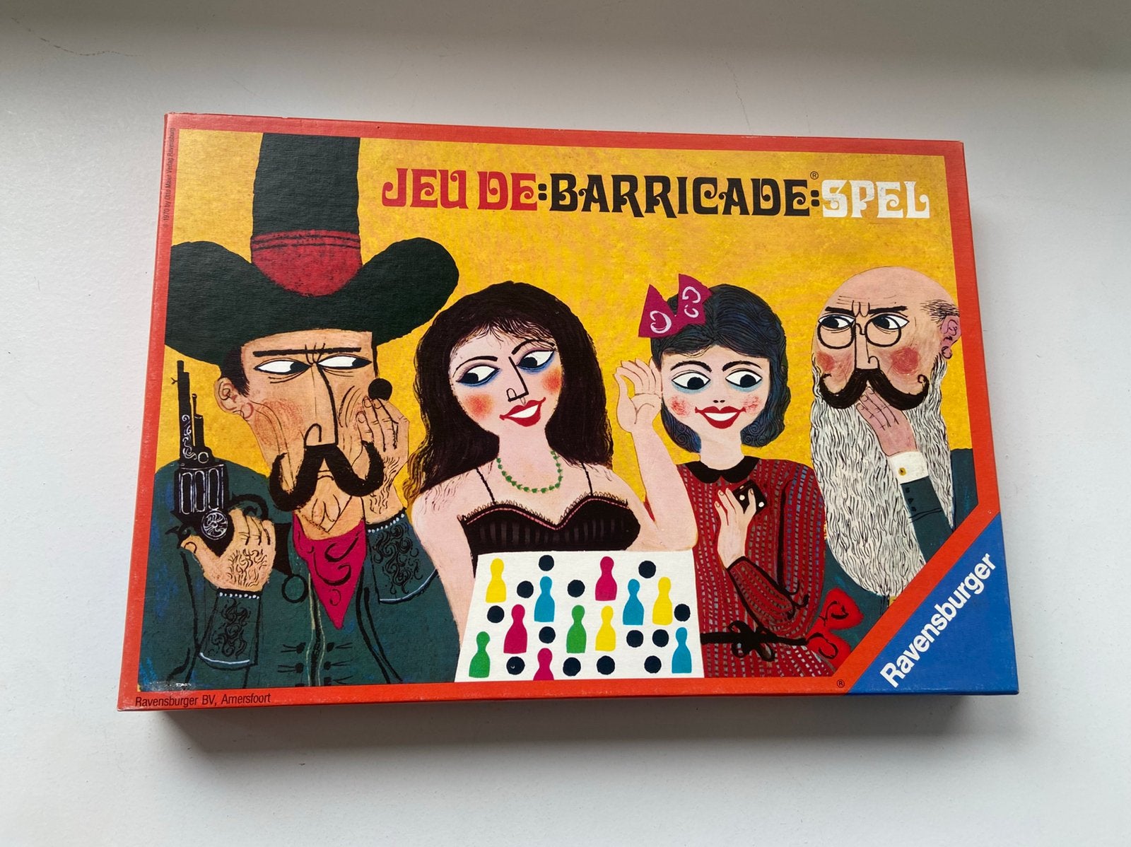 Jeu de barricade spel ravensburger, Ophalen of Verzenden, Meer dan 50 stukjes, Gebruikt, 6 jaar of ouder