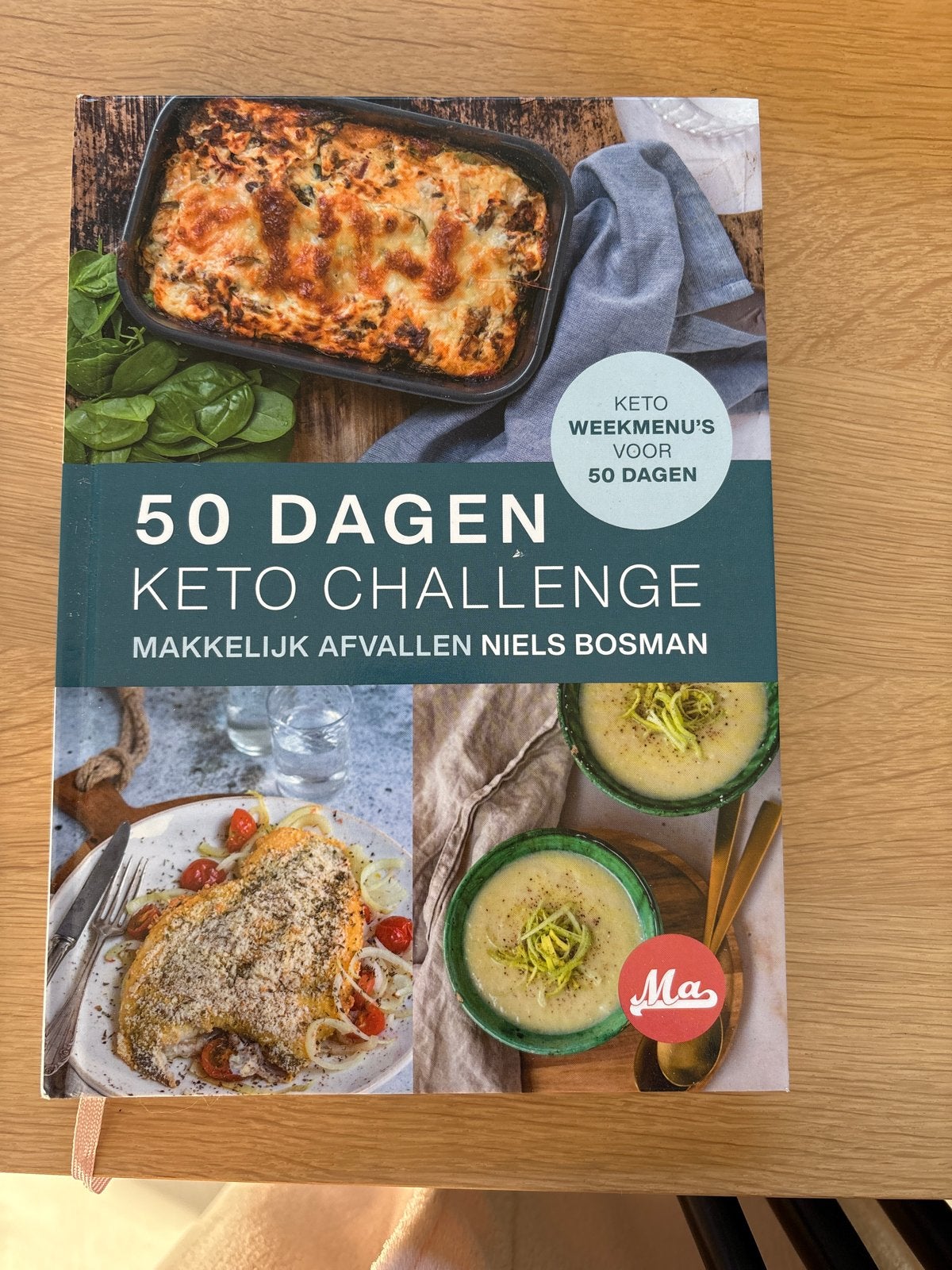 50 Dagen Keto Challenge - Makkelijk Afvallen Niels Bosman, Ophalen of Verzenden, Zo goed als nieuw, Dieet en Voeding