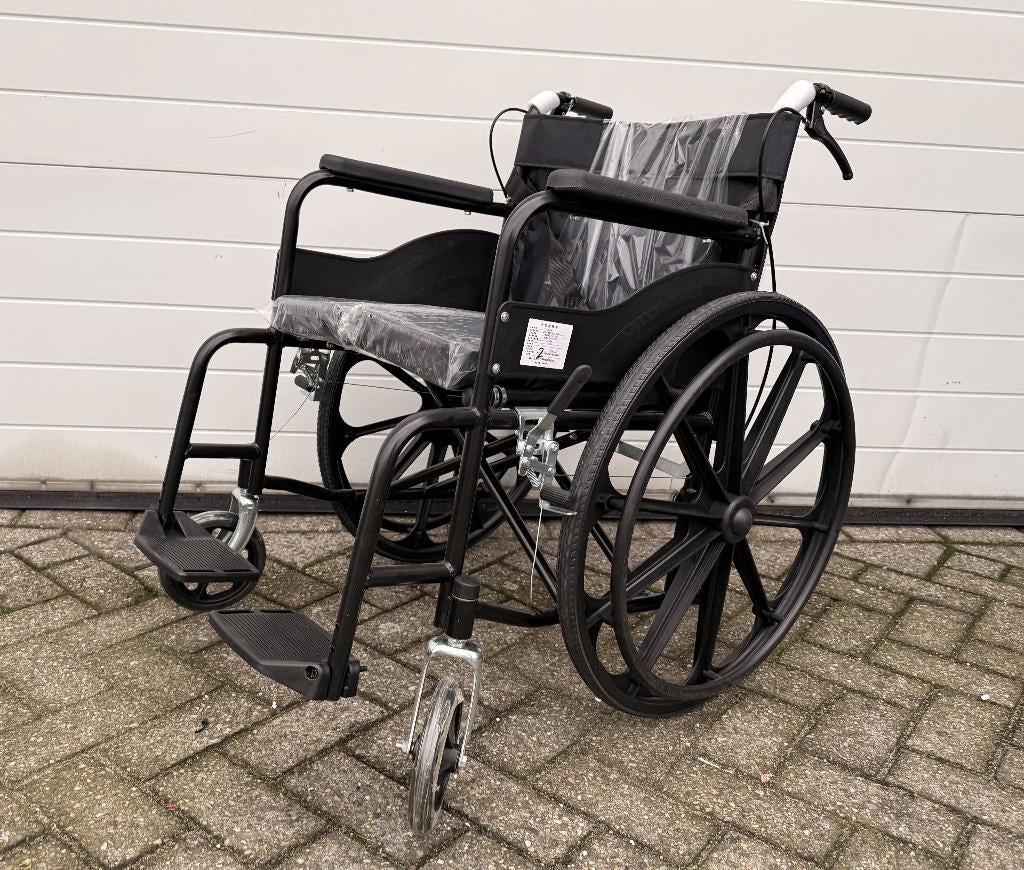 opvouwbare kwaliteit rolstoel stevig & comfortabel NIEUW, Ophalen of Verzenden, Inklapbaar, Nieuw, Duwrolstoel