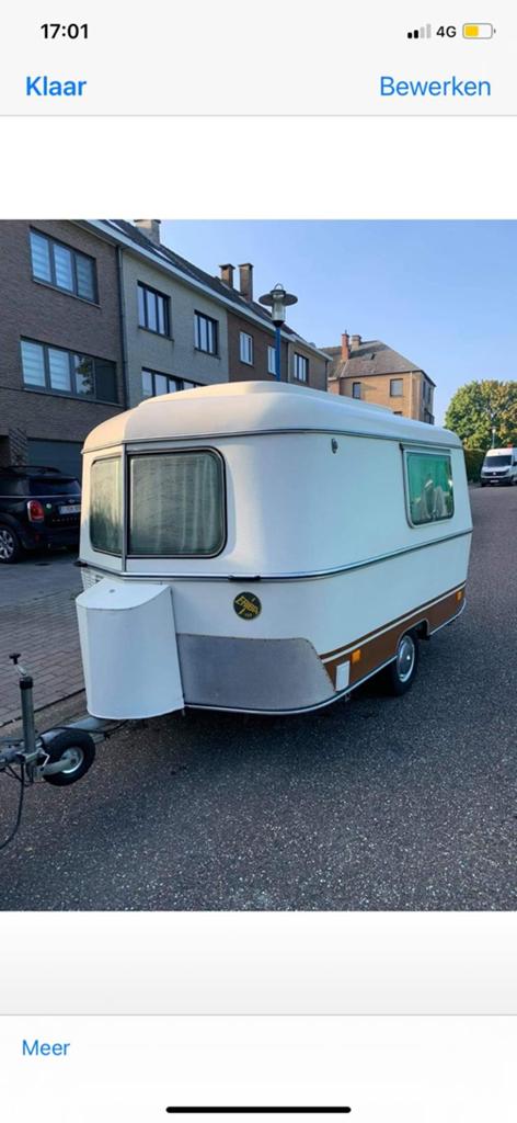 Caravan Eriba Pan, Caravans en Kamperen, Caravans, Rondzit, Tot en met 2, Particulier, 4 tot 5 meter