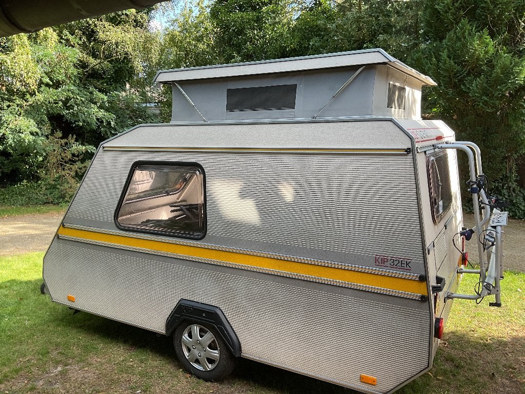 Kip 32 EK, Caravans en Kamperen, Caravans, Standaardzit, Kip, Tot en met 2, Lengtebed