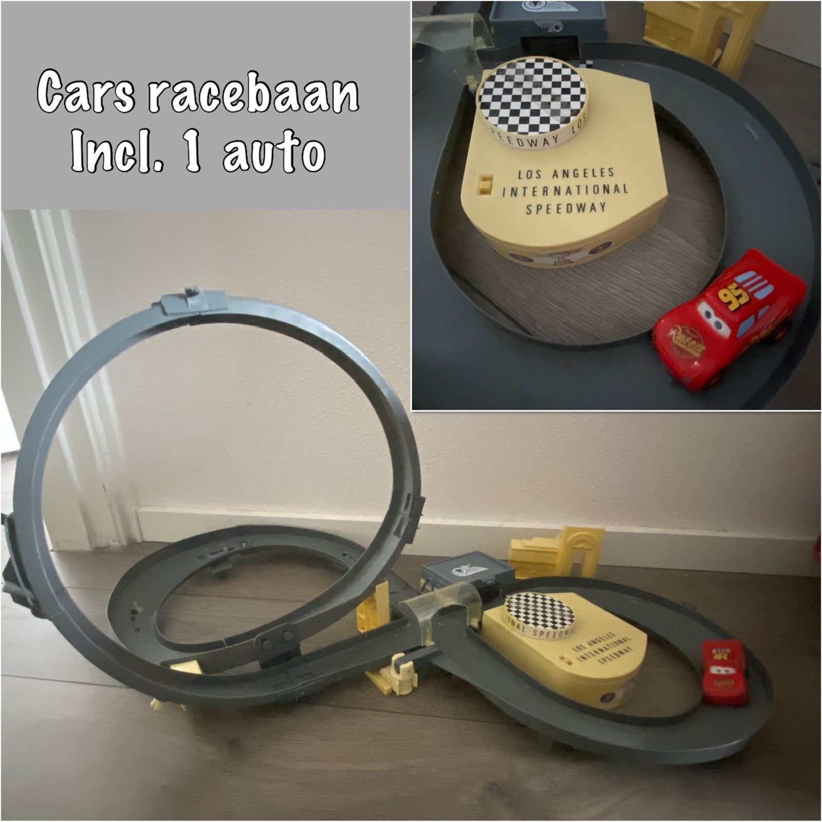 Cars racebaan, Kinderen en Baby's, Speelgoed | Speelgoedvoertuigen, Ophalen of Verzenden, Zo goed als nieuw