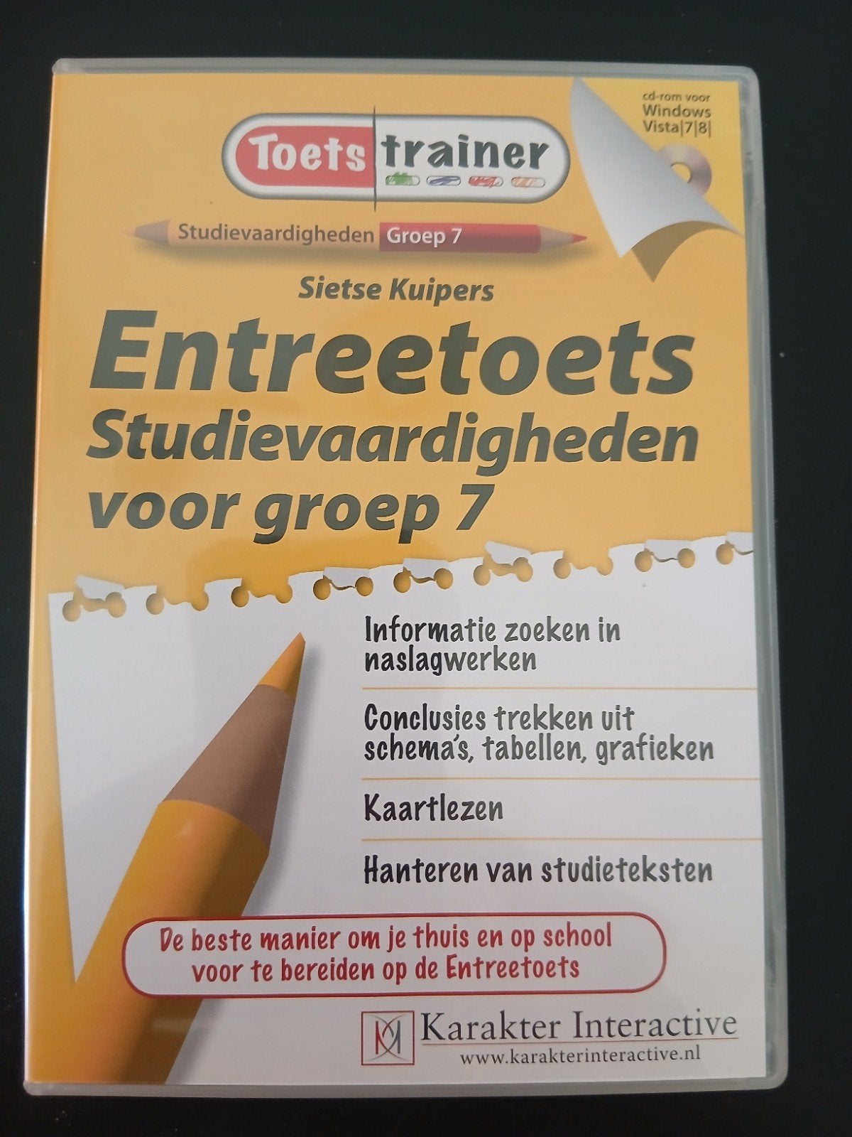 Toetstrainer Entreetoets Studievaardigheden Groep 7, Verzenden, Zo goed als nieuw, Sietse Kuipers, Alpha