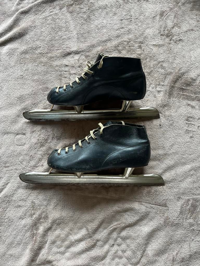 Vintage Zwarte Schaatsen, Ophalen of Verzenden, Gebruikt, Overige typen, Overige merken