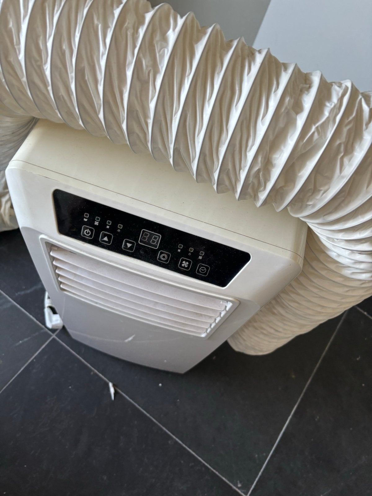 Mobiele airco Tectro TP 2020 met slang, 1,5 jaar oud, Ophalen, Minder dan 60 m³, 3 snelheden of meer, Zo goed als nieuw
