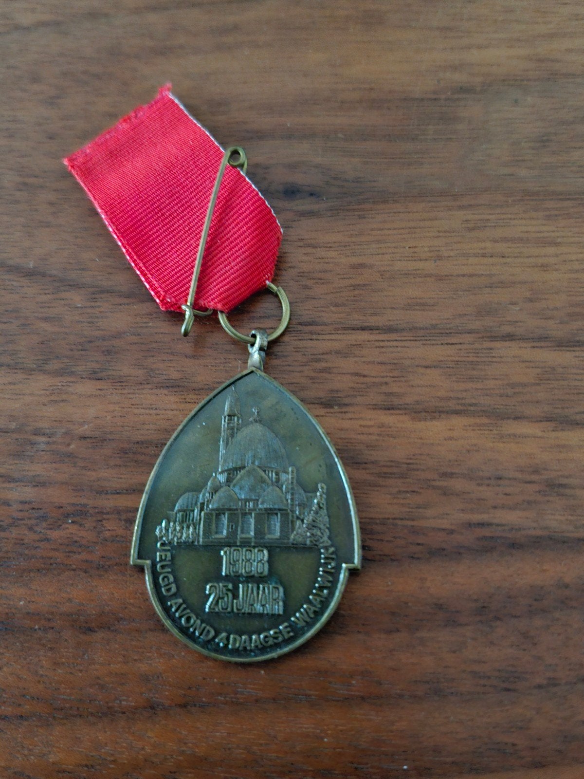3Bronzen Medaille 25 Jaar Jeugd Avond4daagse Waalwijk 1988, Ophalen of Verzenden