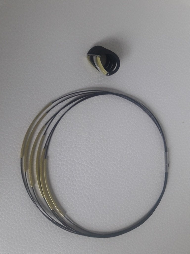 Step by Step halsband en ring, Overige materialen, Overige kleuren, Nieuw, Ophalen of Verzenden